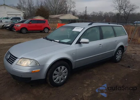 2003 Volkswagen Passat Gl from USA, damaged, VIN WVWND63B73E004998